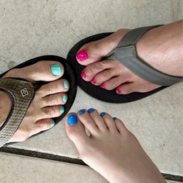 Three gel pedicures - now we are ready for summer Three gel pedicures - now we are ready for summer