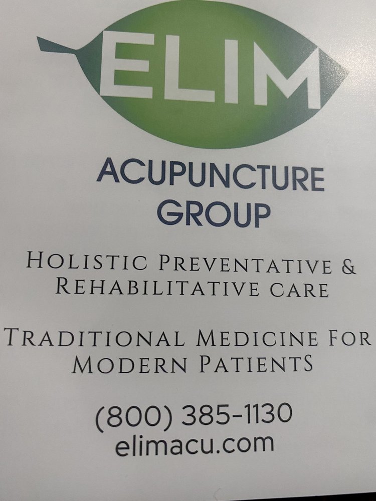 ELIM ACUPUNCTURE GROUP Updated September 2024 3475 Torrance Blvd