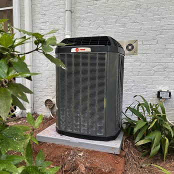Viper Services - TRANE A/C system installed by Viper Services. Quality installations always include leveling the ground when the AC is installed. - Electricians Near Me - Taylors, South Carolina Viper Services - TRANE A/C system installed by Viper Services. Quality installations always include leveling the ground when the AC is installed. - Electricians Near Me - Taylors, South Carolina