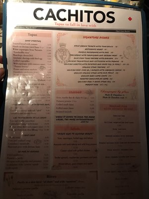 Menu photo 4 Cachitos Barcelona, B Menu photo 4 Cachitos Barcelona, B