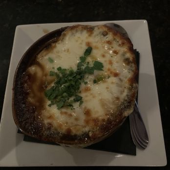 Exchange Street Bistro - Really good onion soup - New American Near Me - Malden, Massachusetts Exchange Street Bistro - Really good onion soup - New American Near Me - Malden, Massachusetts
