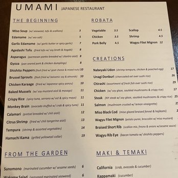Umami - Menu - Japanese Near Me - Sugar Land, Texas Umami - Menu - Japanese Near Me - Sugar Land, Texas