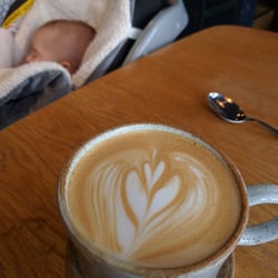 The Cow&Co Cafe - Latte (I like the mugs here)