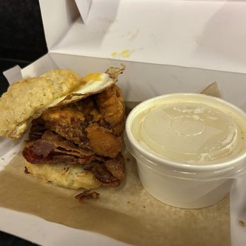 District: Donuts. Sliders. Brew - Big bird biscuit - Coffee & Tea Near Me - Las Vegas, Nevada