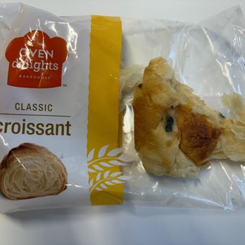 Euro Market - Half of the packaged croissant was covered in dark green mold. Could not see the expiration date on the package as it had been rubbed off. - International Grocery Near Me - Astoria, New York