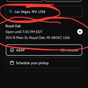 The Modern Vegan - The website can see my location is Las Vegas.... But still the only pick up spot available is Michigan... - Vegan Near Me - Royal Oak, Michigan The Modern Vegan - The website can see my location is Las Vegas.... But still the only pick up spot available is Michigan... - Vegan Near Me - Royal Oak, Michigan