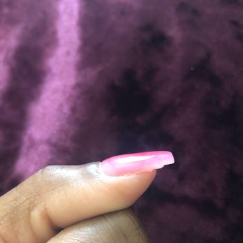 Yvonne's Nails - Sloppiness in shape technique - Nail Salons Near Me - Fremont, California Yvonne's Nails - Sloppiness in shape technique - Nail Salons Near Me - Fremont, California