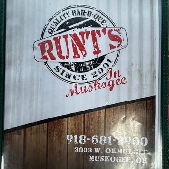 Runts Bar-B-Q & Grill - Barbeque Near Me - Muskogee, Oklahoma Runts Bar-B-Q & Grill - Barbeque Near Me - Muskogee, Oklahoma