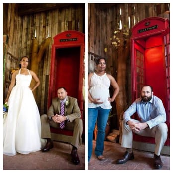 Boojum Tree Hidden Gardens - Wedding photo (left) and maternity photo (right). - Wedding Planning Near Me - Phoenix, Arizona Boojum Tree Hidden Gardens - Wedding photo (left) and maternity photo (right). - Wedding Planning Near Me - Phoenix, Arizona