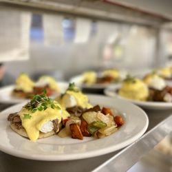 Chef Albert Garcia - Braised Short Rib Benedict | Roasted Potato Medley