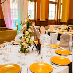 J'aime Events - Black and Gold Wedding Place Setting