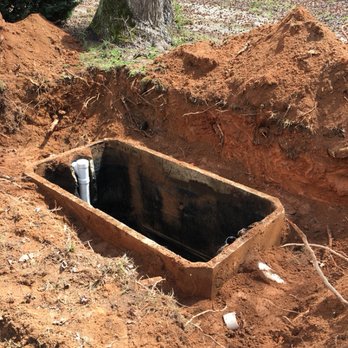 Metro Septic - We had to uncover the whole septic tank to remove all of the roots and install a new outlet tee baffle. - Septic Services Near Me