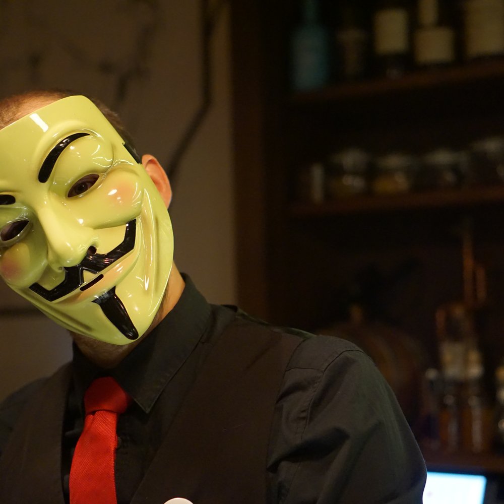 AnonymouS Bar - The infamous Vendetta themed Mask - Bars Near Me - Prague, Puerto Rico