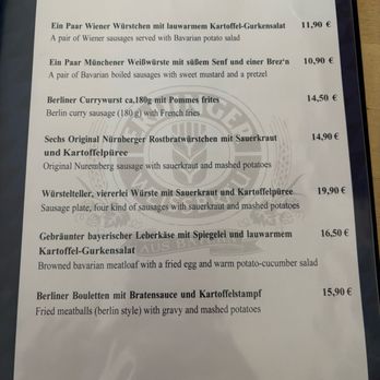 ERDINGER am Gendarmenmarkt - Menu - Bavarian Near Me - Berlin, BE