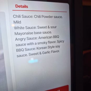 Rice Junky - description of sauce flavor options - Pubs Near Me - Santa Clara, California