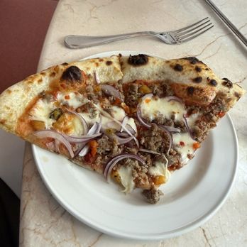 La Pecora Bianca Theater District - Neapolitan Salicci pizza - Italian Near Me - New York, New York