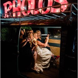 The Photo Bus - Bridal parties love silly group photos in The Photo Bus