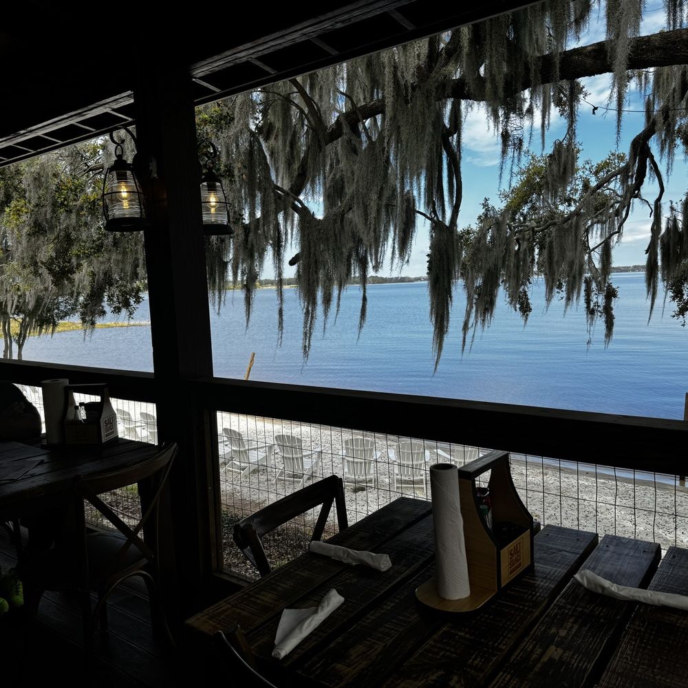 Salt Shack - View of the lake from the patio - Seafood Near Me - Clermont, Florida Salt Shack - View of the lake from the patio - Seafood Near Me - Clermont, Florida