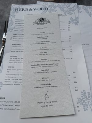 Menu photo 8 Herb & Wood San Diego, CA Menu photo 8 Herb & Wood San Diego, CA