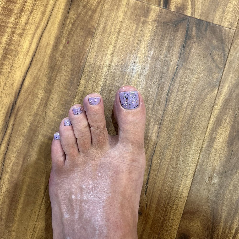 Lavender Nails &Spa - Recently painted toes. - Nail Salons Near Me - Seattle, Washington