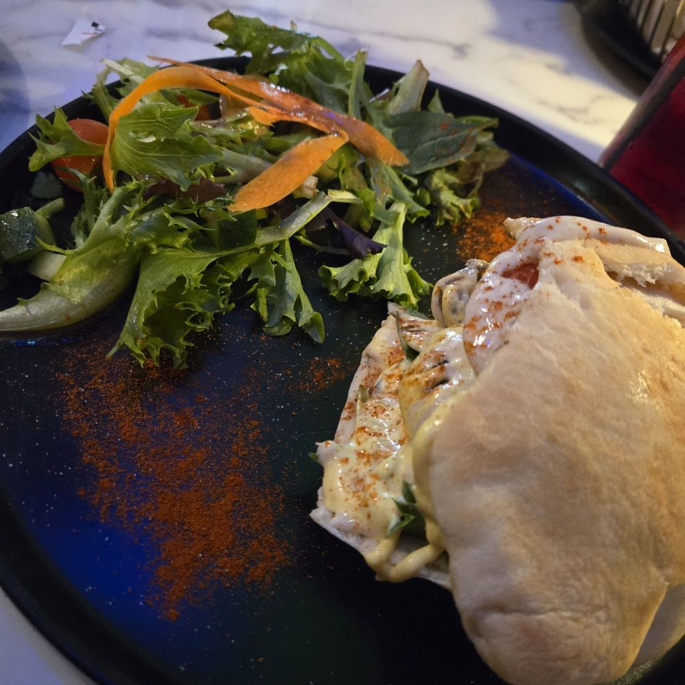 Rosalia's Kitchen - The Pocket Picker (sandwich including hummus and beef) - Italian Near Me - Miramar, Florida Rosalia's Kitchen - The Pocket Picker (sandwich including hummus and beef) - Italian Near Me - Miramar, Florida