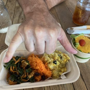 Kaimana Farm Cafe - 3 Side Dish Combo - Vegan Near Me - Honolulu, Hawaii Kaimana Farm Cafe - 3 Side Dish Combo - Vegan Near Me - Honolulu, Hawaii