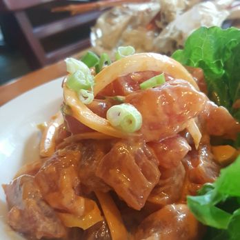 Pagoda Floating Restaurant - Poke size for power hour - Hawaiian Near Me - Honolulu, Hawaii