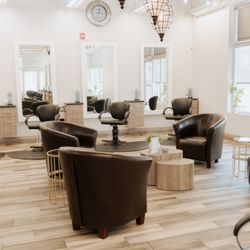 Karma Salon - Our waiting area. You can sit here and wait for a family member's hair to be completed or you can sit here and wait for your hair to process
