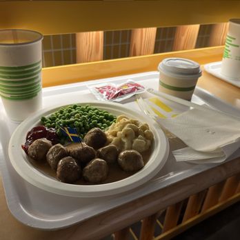 IKEA Swedish Restaurant - Adult Meatball Entree - Scandinavian Near Me - San Francisco, California