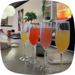 The mimosas were delicious! The vibe's immaculate, the service amazing! We will definitely be back. The mimosas were delicious! The vibe's immaculate, the service amazing! We will definitely be back.