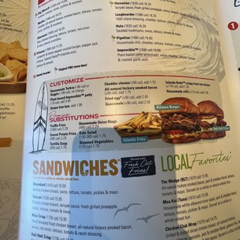 Islands Restaurant - Menu - American Near Me - Thousand Oaks, California Islands Restaurant - Menu - American Near Me - Thousand Oaks, California