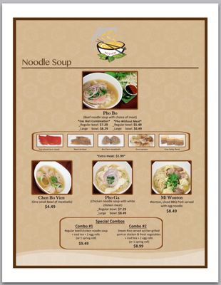 Menu photo 2 Pho and More Houston, TX