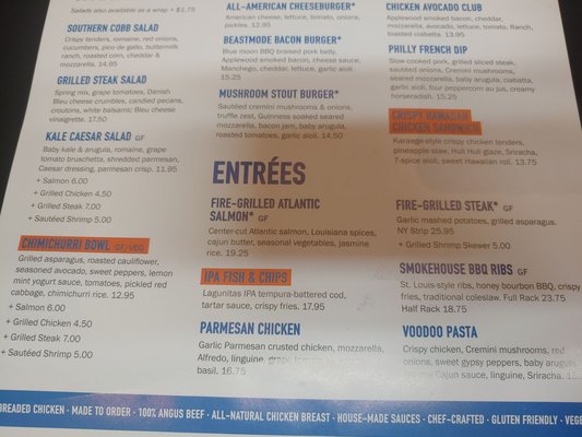 Menu photo 4 Dave & Buster's Miami Miami, FL Menu photo 4 Dave & Buster's Miami Miami, FL