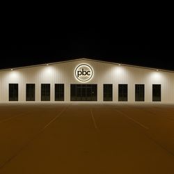 Plattsmouth Bible Church - Front of building at night