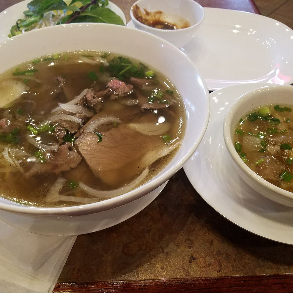 Pho 24 - P7 medium with side order of tendon - Vietnamese Near Me - Buford, Georgia Pho 24 - P7 medium with side order of tendon - Vietnamese Near Me - Buford, Georgia