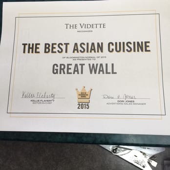 Great Wall - the best asian cuisine great wall - Chinese Near Me - Normal, Illinois