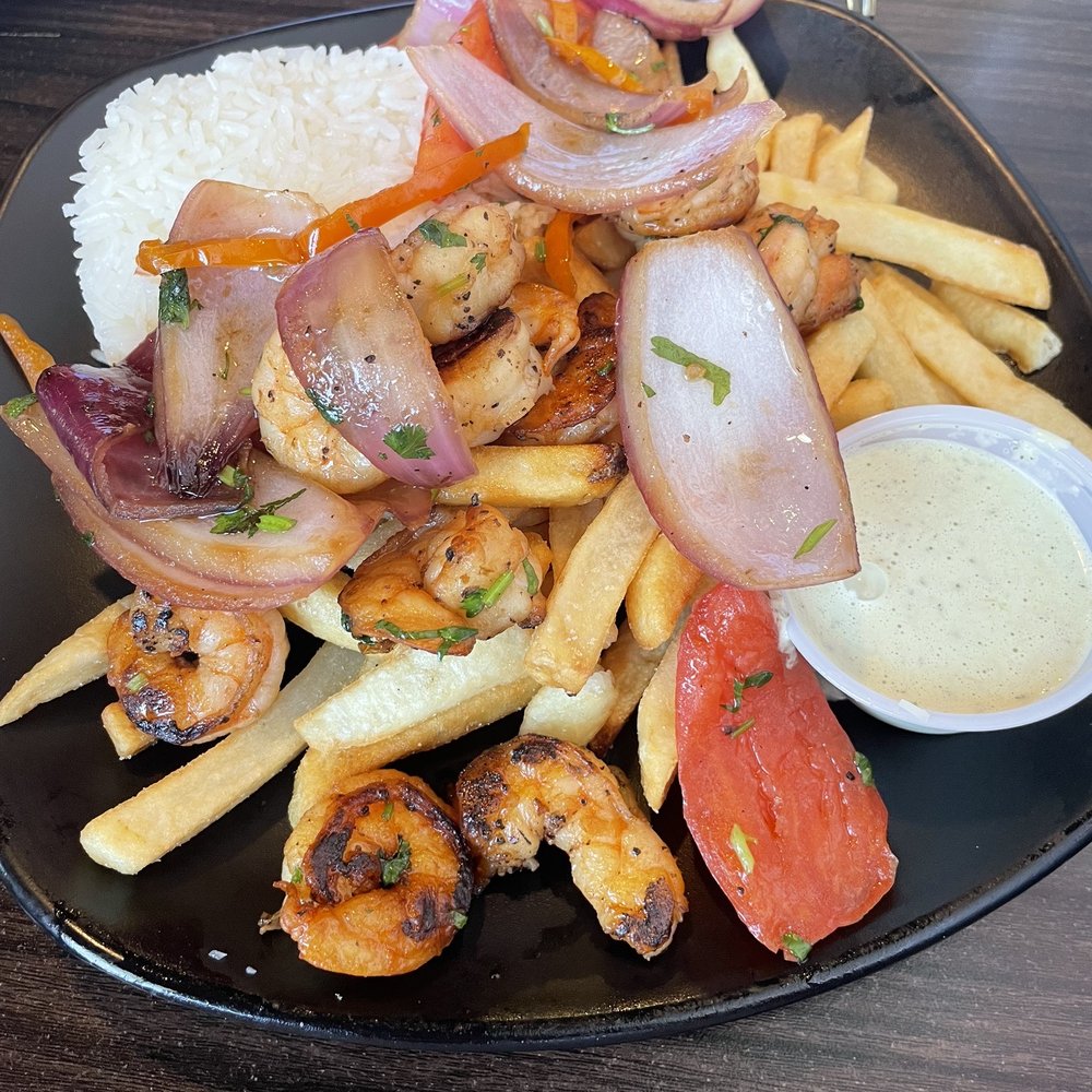 Red Panka - Saltado de camaron - Peruvian Near Me - Redlands, California Red Panka - Saltado de camaron - Peruvian Near Me - Redlands, California