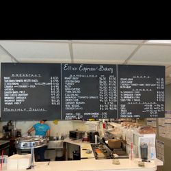 Ellie's Espresso & Bakery - Menu