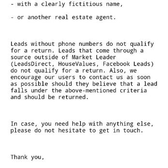 Market Leader - Email thread - Fake lead - Marketing Near Me - Bellevue, Washington