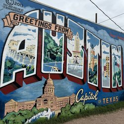 Barton Springs Bike Rental & Tours - Austin mural