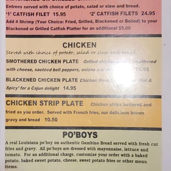 Cheniere Shack - Chicken, po boys, catfish platters - Seafood Near Me - West Monroe, Louisiana