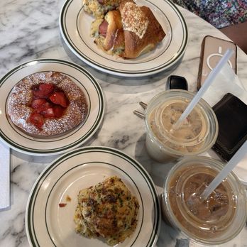 Lucia Bakehouse - Potato hash, ham and cheese croissant, strawberry danish - Bakeries Near Me - Lafayette, Louisiana Lucia Bakehouse - Potato hash, ham and cheese croissant, strawberry danish - Bakeries Near Me - Lafayette, Louisiana