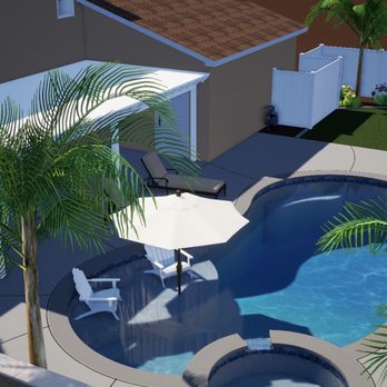 Element Pools & Spas - Drawings from different angles helped us visualize the finished product. - Pool & Hot Tub Service Near Me - Temecula, California