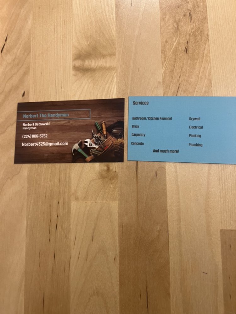 Slide of Norbert the Handyman