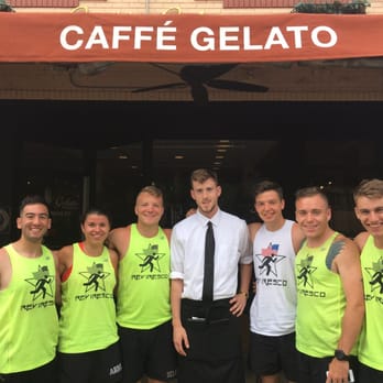 Caffe Gelato - Our wonderful server at Caffe Gelato who took care of our running group! Thank you! - Italian Near Me - Newark, Delaware