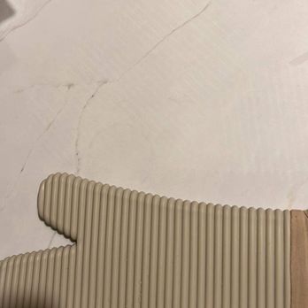 Sanyuan Cabinets & Granite - These lines appeared immediately after a silicone oven mitt (normal temp- not hot or warm) was laid on the countertop. - Cabinetry Near Me Sanyuan Cabinets & Granite - These lines appeared immediately after a silicone oven mitt (normal temp- not hot or warm) was laid on the countertop. - Cabinetry Near Me