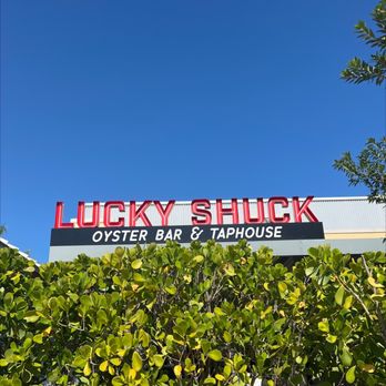 Lucky Shuck - Sign - Seafood Near Me - Jupiter, Florida Lucky Shuck - Sign - Seafood Near Me - Jupiter, Florida