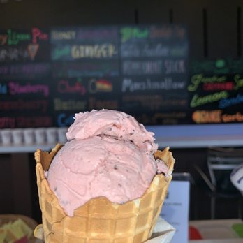 Moorenko's Ice Cream - Cherry something or other - Ice Cream & Frozen Yogurt Near Me - Silver Spring, Maryland