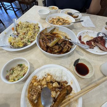 Kevin's Kitchen - Bbq pork fried rice, mapo tofu, spicy garlic eggplant - Hong Kong Style Cafe Near Me - Honolulu, Hawaii