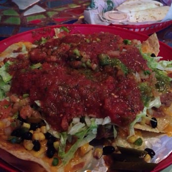 Chimy's - That's about as big of nachos as one could get for 6.50 lol - Mexican Near Me - Fort Worth, Texas